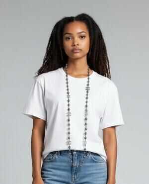 Chanel Long Faux Pearl & Crystal CC Necklace